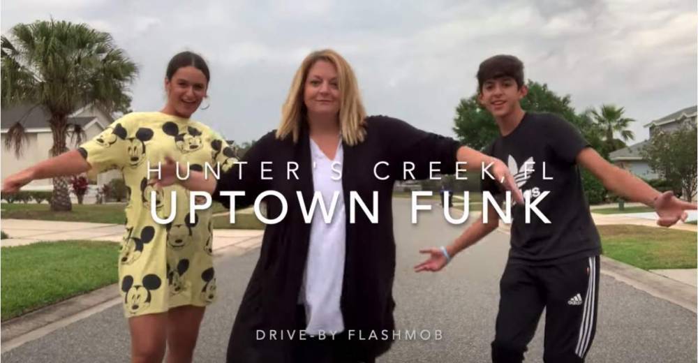 Hunter’s Creek neighborhood creates drive-by flash mob to lift spirits during COVID-19 pandemic - clickorlando.com - state Florida - county Orange - city Madrid