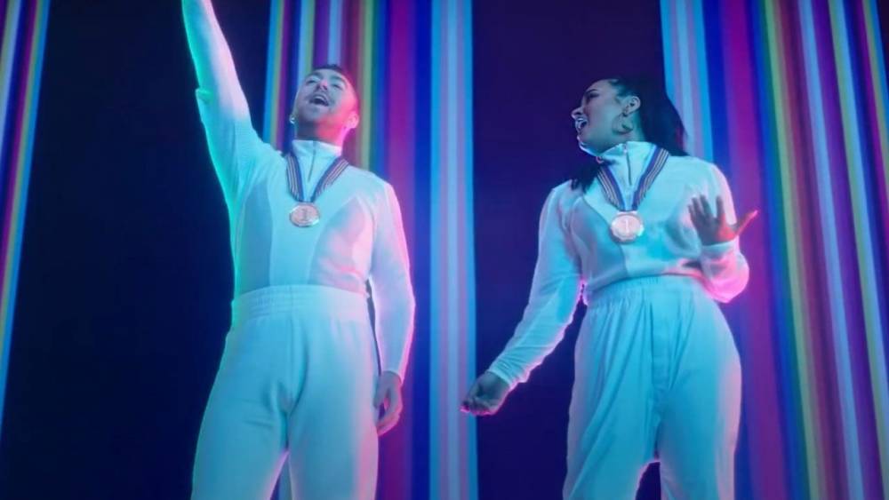 Summer Olympics - Sam Smith - Sam Smith and Demi Lovato Go for the Gold In Sporty 'I'm Ready' Music Video - etonline.com