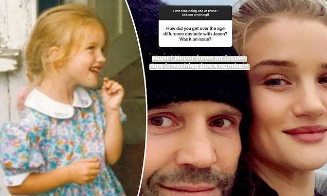 Jason Statham - Rosie Huntington-Whiteley reveals she and Jason Statham would 'love' more children - dailymail.co.uk - Usa - Britain - city London