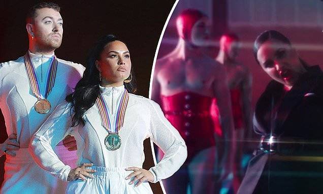 Sam Smith - Demi Lovato - Sam Smith enlists Demi Lovato for Olympics-themed music video I'm Ready with high-heeled wrestlers - dailymail.co.uk - city London