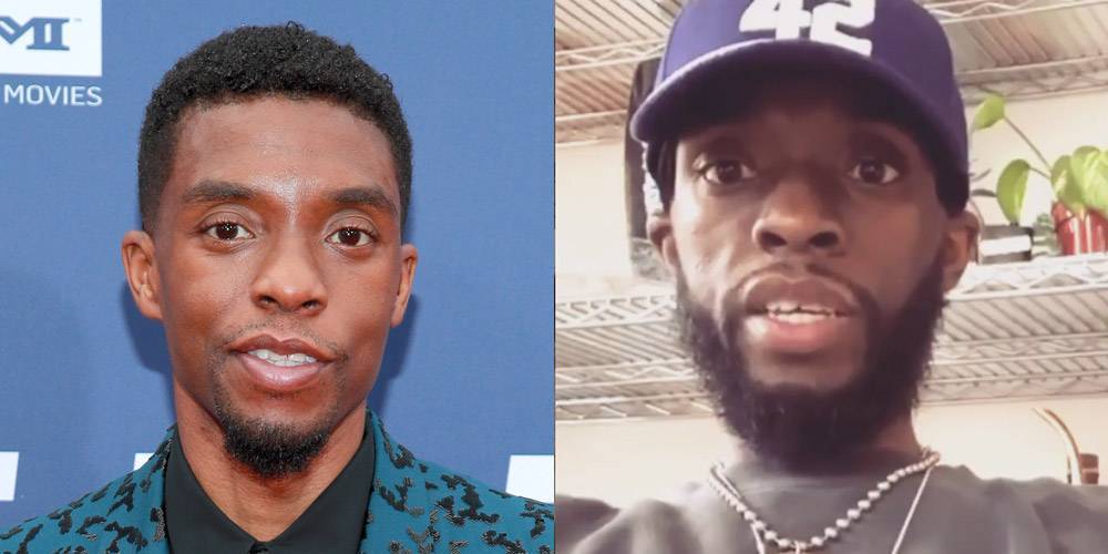 Jackie Robinson - Chadwick Boseman Looks Very Thin in New Video & It's Sparking Concern Among Fans - justjared.com - Usa