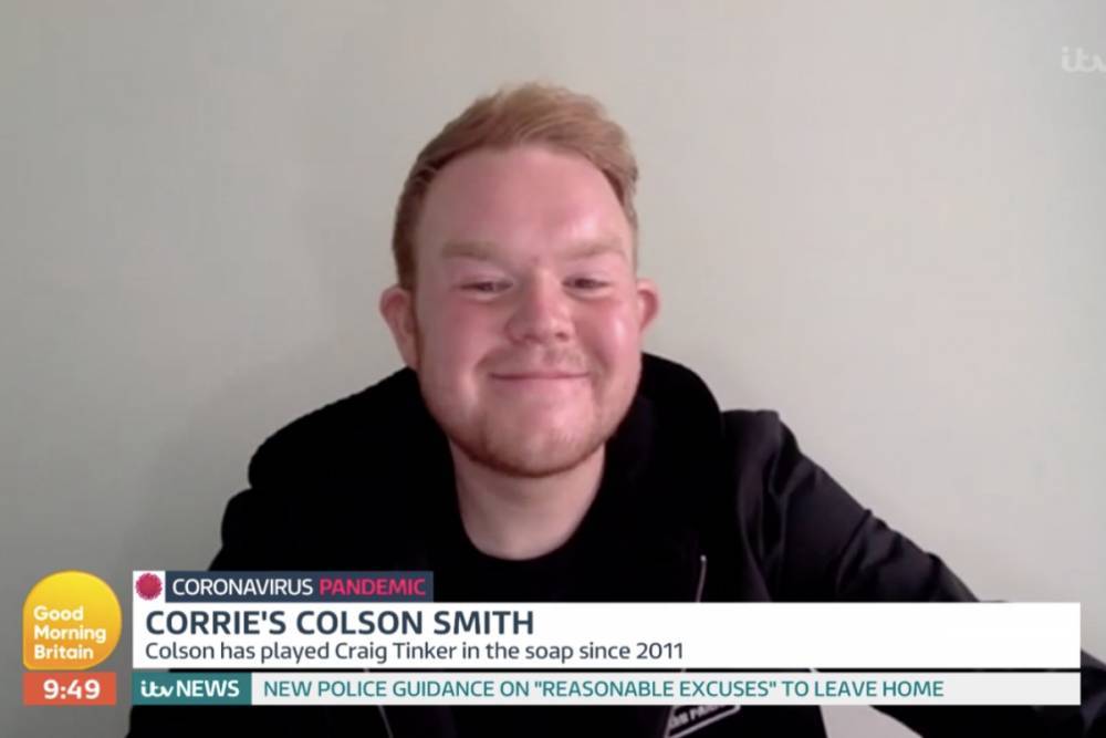 Colson Smith - Craig Tinker - Coronation Street’s Colson Smith says soap WILL reference coronavirus social distancing when they return to filming - thesun.co.uk - Britain