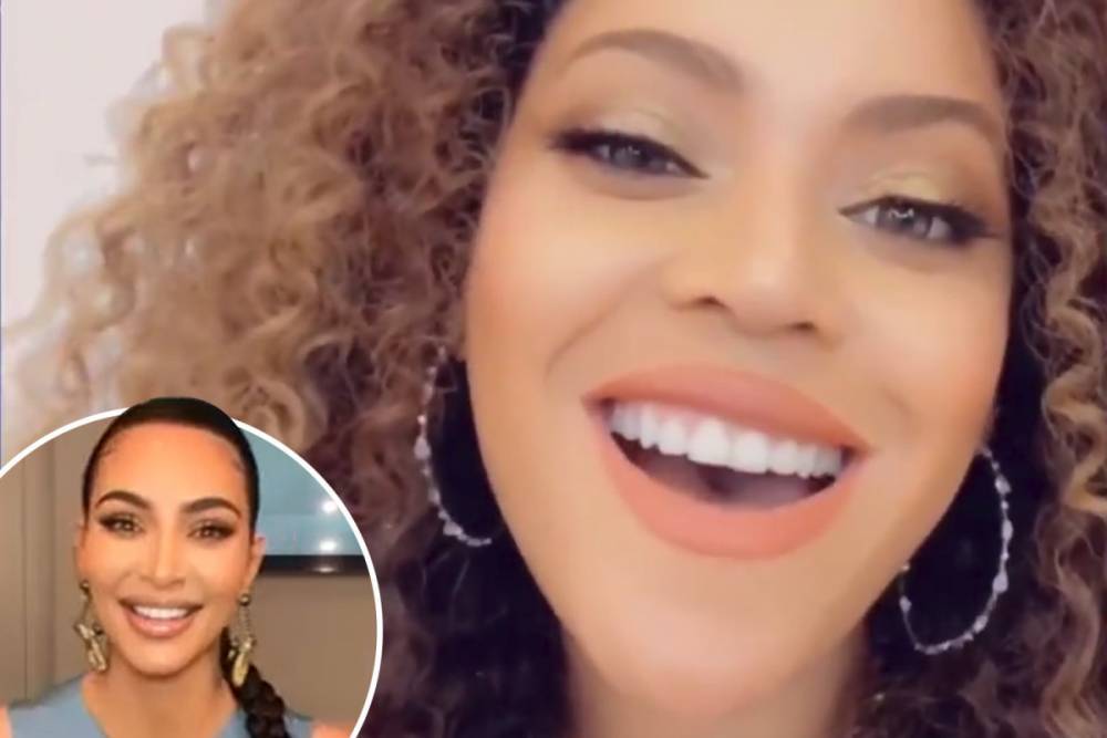 Kim Kardashian - Kim Kardashian heaps praise on ‘beautiful’ Beyonce during Disney sing-a-long seven years after their rumored feud - thesun.co.uk