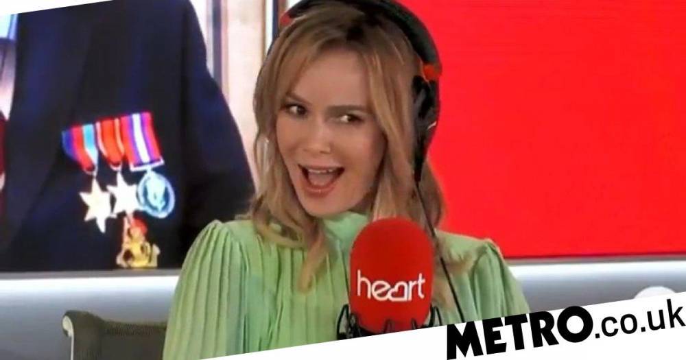 Amanda Holden - Jamie Theakston - Tom Moore - Amanda Holden blushes as Captain Tom Moore gets ‘flirty’ during FaceTime interview - metro.co.uk - Britain