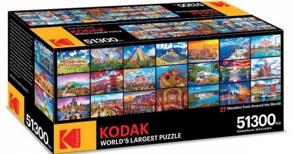 Kodak is selling the world's largest puzzle to keep you busy during lockdown - mirror.co.uk - Usa - city Rome - city Paris - Peru