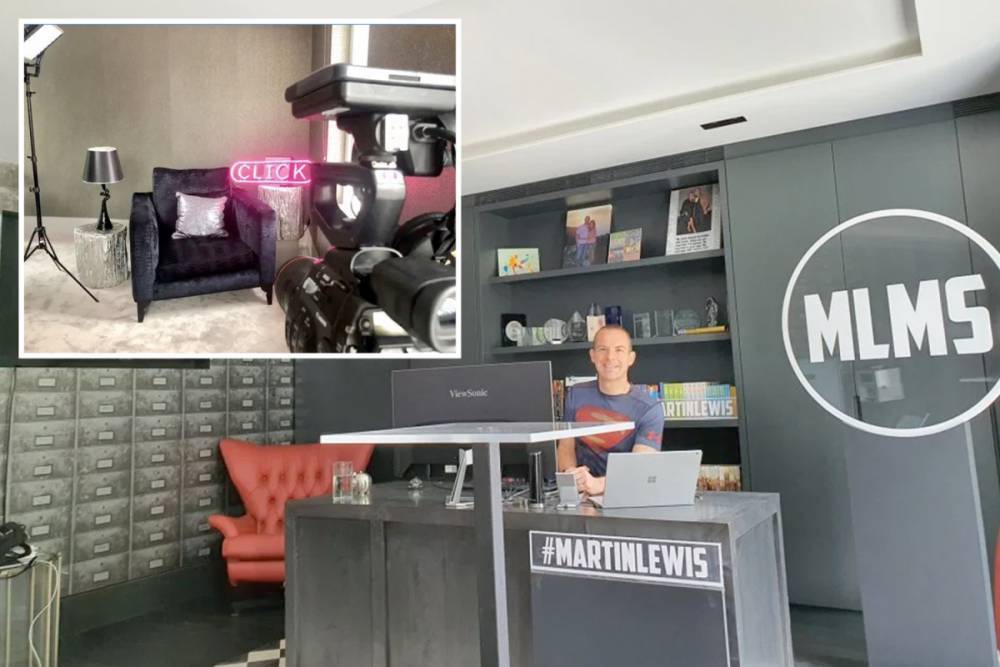 Lara Lewington - Inside Martin Lewis’s incredible home as he films show from his office with help from wife Lara Lewington - thesun.co.uk - county Martin