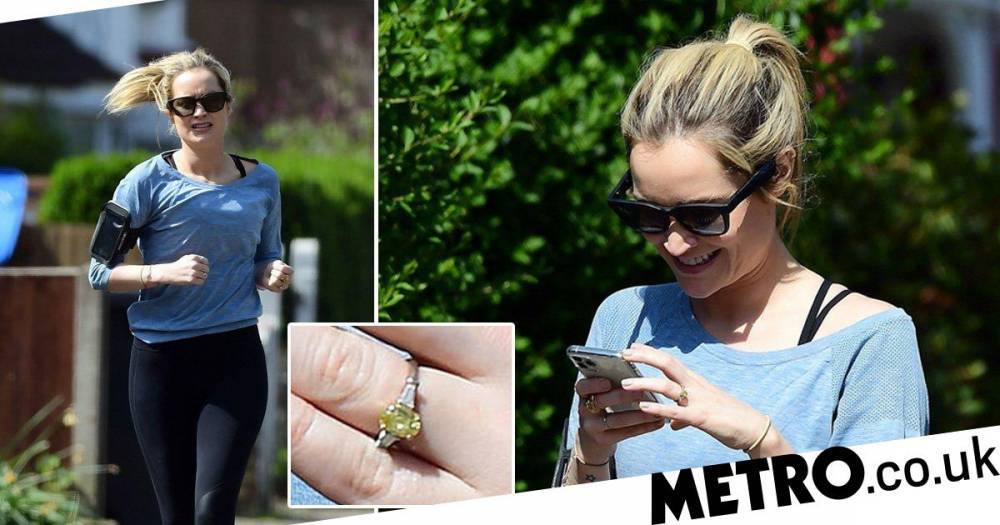 Laura Whitmore - Iain Stirling - Laura Whitmore sparks Iain Stirling engagement rumours with sparkling jewel on her ring finger - metro.co.uk - city London