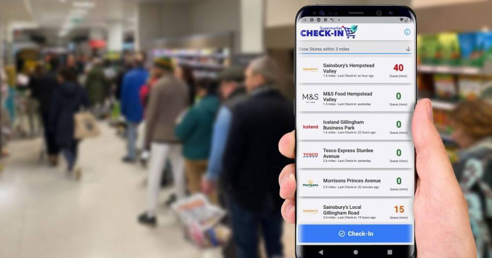 New supermarket app will tell you how long the queue is at your local store in real time - mirror.co.uk