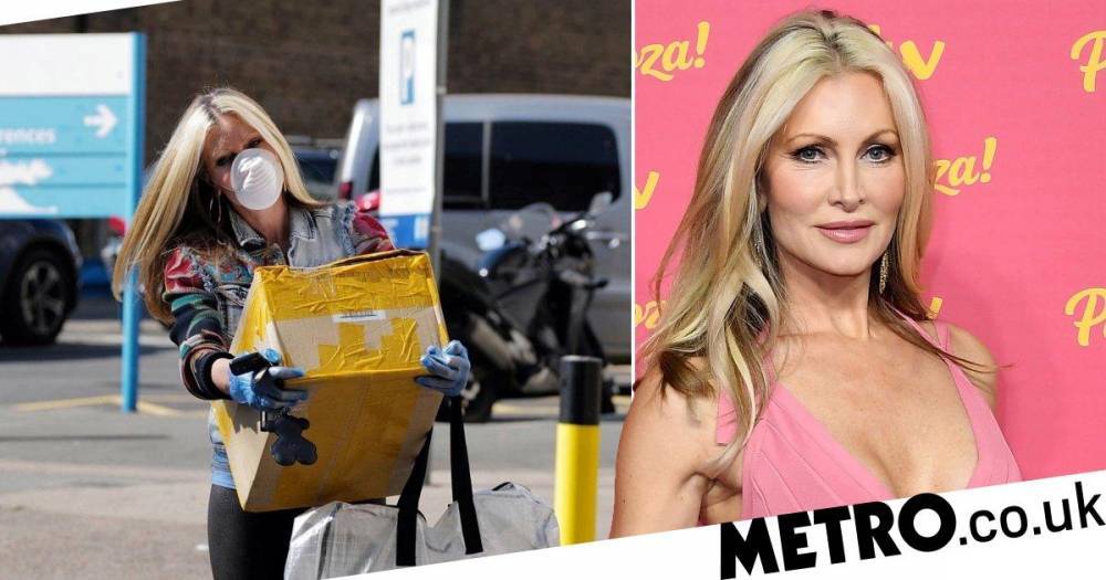 Model Caprice drops off hundreds of care packages for NHS staff amid coronavirus pandemic - metro.co.uk