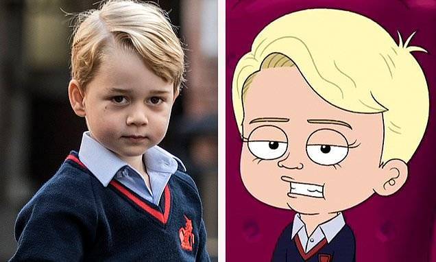 Cartoon Prince George is hilariously catty as he addresses the masses in first look at The Prince - dailymail.co.uk - county Prince George