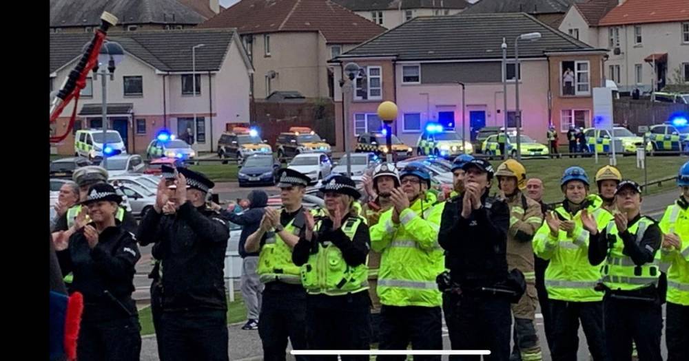 Police officers breach coronavirus safety rules during Fife 'clap for carers' tribute - dailyrecord.co.uk