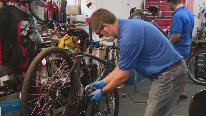 Marcus Espinoza - Bike sales decrease as repairs skyrocket during COVID-19 - fox29.com - city Wallingford