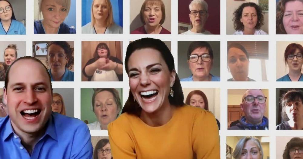 Bill Withers - Prince William and Catherine, the Duchess of Cambridge thank NHS Lanarkshire staff choir for Lean On Me video - dailyrecord.co.uk - county Prince William