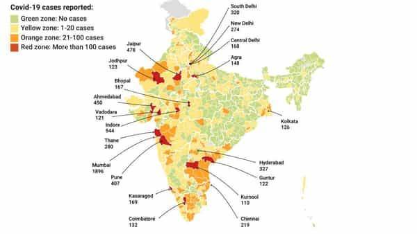 Mapped: The spread of coronavirus across India’s districts - livemint.com - India