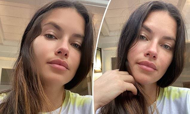 Adriana Lima - Adriana Lima proves she is flawless with or without Instagram filters in new social media snapshots - dailymail.co.uk - city Lima