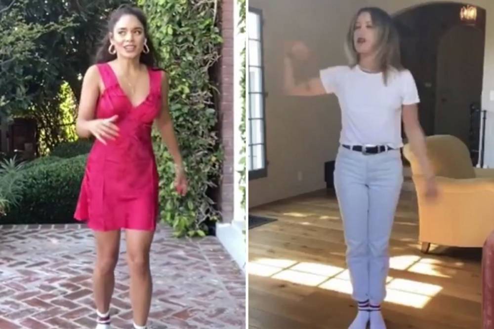 Vanessa Hudgens - Ashley Tisdale - Vanessa Hudgens and Ashley Tisdale share epic bloopers from High School Musical reunion during Disney Singalong special - thesun.co.uk - Reunion