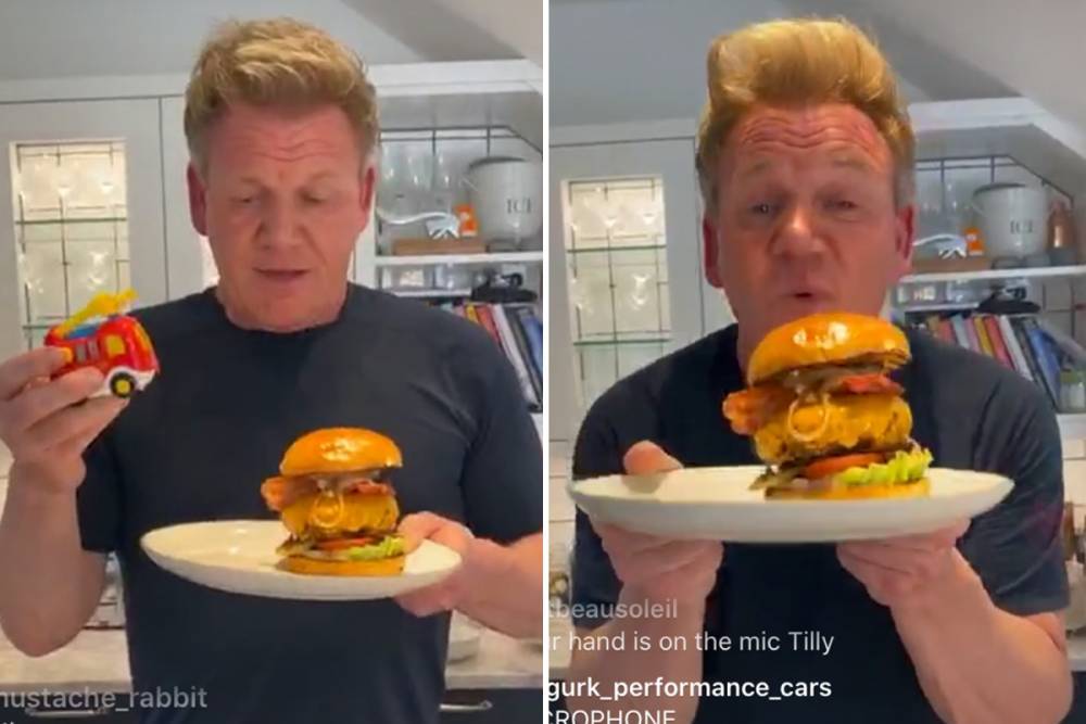 Gordon Ramsay takes swipe at complaining Cornwall neighbours by offering them a burger to ‘put a smile on their face’ - thesun.co.uk