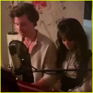 Camila Cabello - Shawn Mendes - Louis Armstrong - Shawn Mendes & Camila Cabello Perform 'What a Wonderful World' During One World - Watch! - justjared.com - county Miami