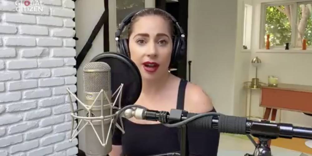 Watch Lady Gaga's Heartfelt Performance of 'Smile' for 'Together at Home' - elle.com