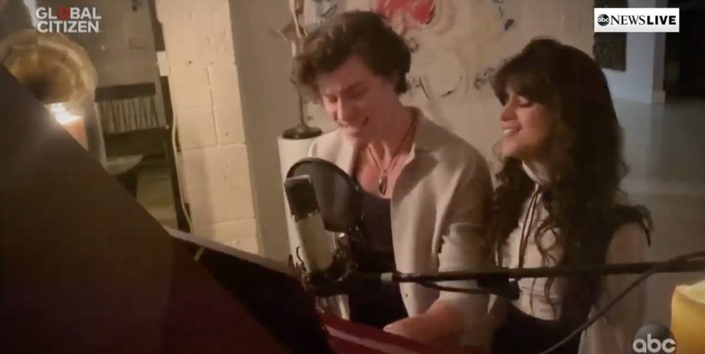 Camila Cabello - Shawn Mendes - Louis Armstrong - Watch Shawn Mendes and Camila Cabello Beautifully Sing 'What a Wonderful World' for 'Together at Home' - elle.com