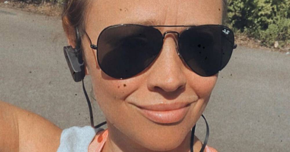 Kimberley Walsh - Kimberley Walsh shares hilarious snap of bright red face after she goes for run - mirror.co.uk
