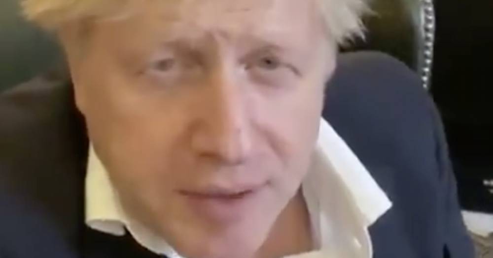 Boris Johnson - Boris Johnson looks ill as he delivers message to UK five days after his coronavirus diagnosis - dailyrecord.co.uk - Britain