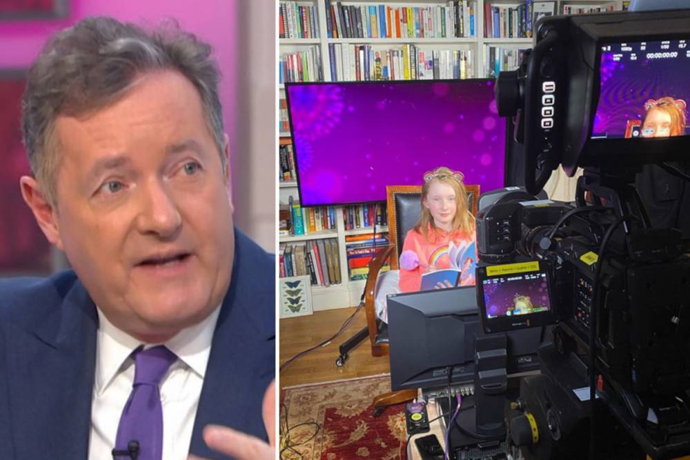 Piers Morgan - Piers Morgan sets up self-isolation camera kit in case he is forced to present Good Morning Britain from home - thesun.co.uk - Britain