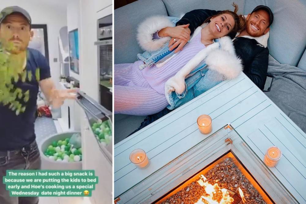 Stacey Solomon - Stacey Solomon warns Joe Swash he ‘won’t be getting lucky tonight’ after he throws her oven decoration on the floor - thesun.co.uk