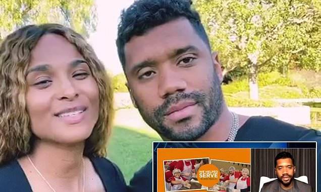 Russell Wilson - Russell Wilson and Ciara pioneering 10-million meal donation to the nonprofit Feeding America - dailymail.co.uk - Usa