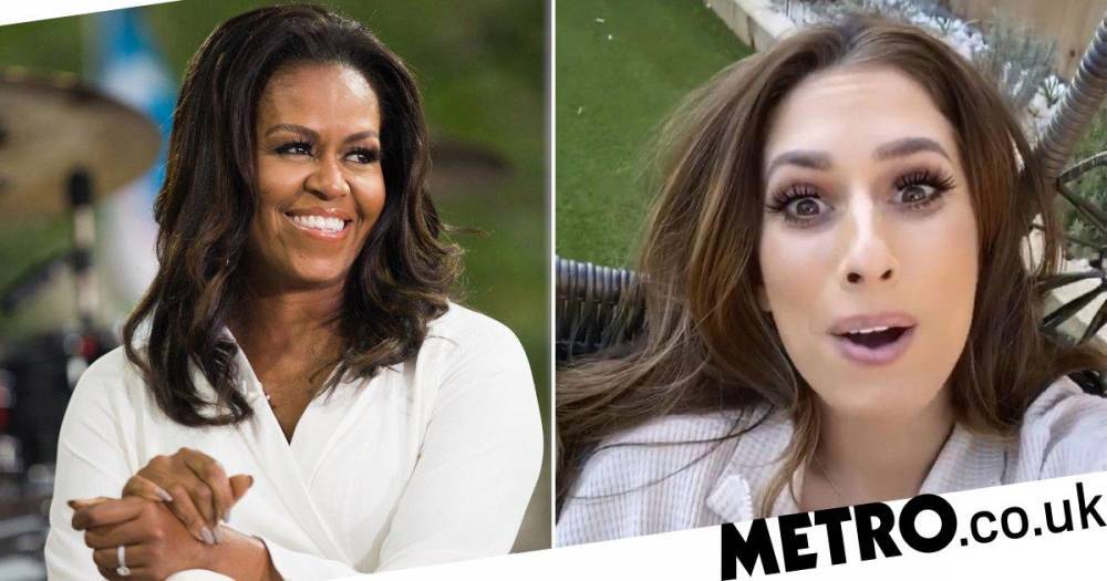 Stacey Solomon - Michelle Obama - Stacey Solomon shocked as ‘queen’ Michelle Obama name-drops her on Instagram - metro.co.uk - Usa