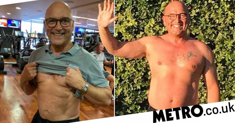Gregg Wallace - Gregg Wallace hits goal weight after losing four stone as he shares gruelling lockdown workouts - metro.co.uk