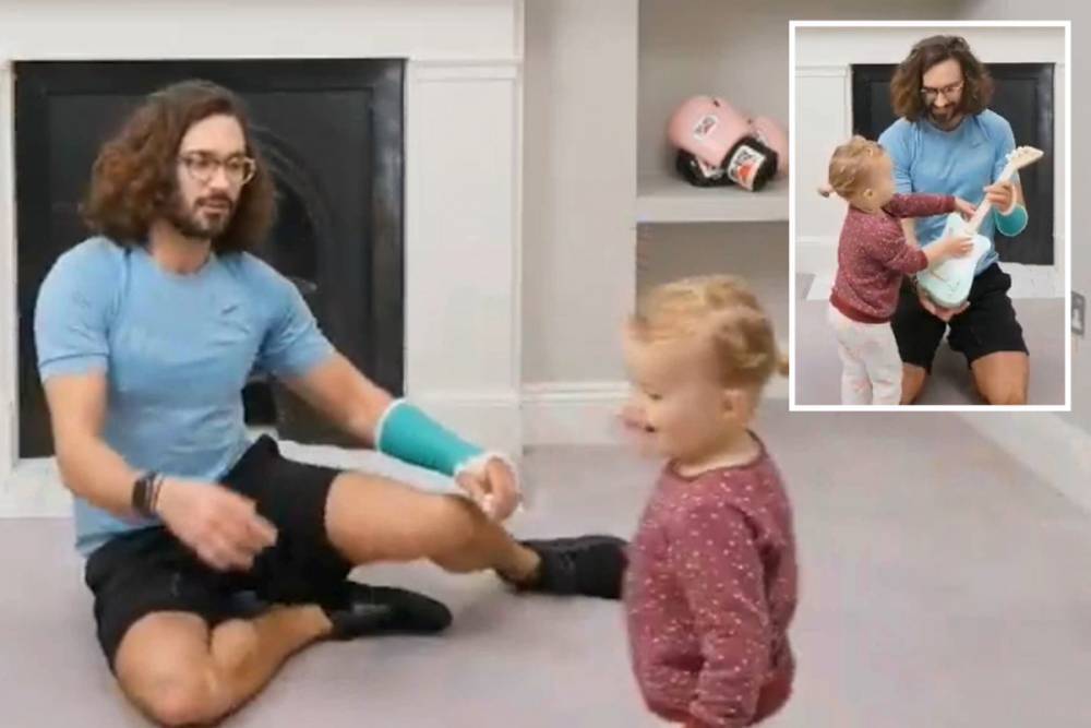 Rosie Jones - Joe Wicks’ adorable daughter Indie crashes his workout again as she runs on camera to join in - thesun.co.uk