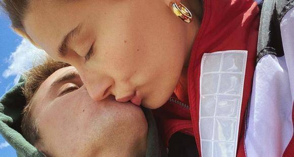 Justin Bieber - Hailey Baldwin - Hailey Baldwin is grateful for her 'sunshine' Justin Bieber as couple share a kiss amidst quarantine period - pinkvilla.com - Canada