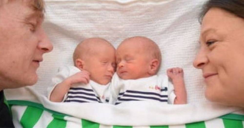 Twins born on Mother's Day to couple who battled with IVF for 18 years - mirror.co.uk
