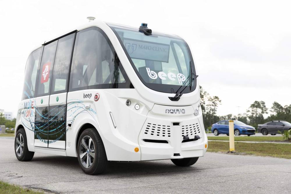 Driverless shuttles transport COVID-19 tests to keep healthcare workers safe - clickorlando.com - state Florida