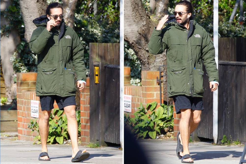 Joe Wicks braves the cold in shorts as he goes for a break from lockdown - thesun.co.uk