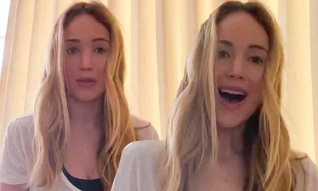 Jennifer Lawrence - Jennifer Lawrence demands people be able to vote from home - dailymail.co.uk