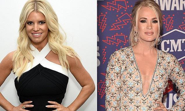 Carrie Underwood - Jessica Simpson - Jessica Simpson and Carrie Underwood both see a spike in sales - dailymail.co.uk