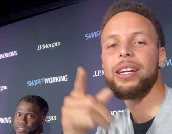 Kevin Hart - Morgan Chase - Watch Kevin Hart Attempt to Teach Stephen Curry How to Vlog - eonline.com - state Golden