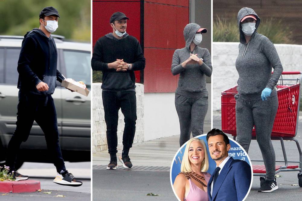 Katy Perry - Orlando Bloom - Katy Perry and Orlando Bloom pick up some supplies after grabbing In n Out burgers during virus pandemic - thesun.co.uk - Usa