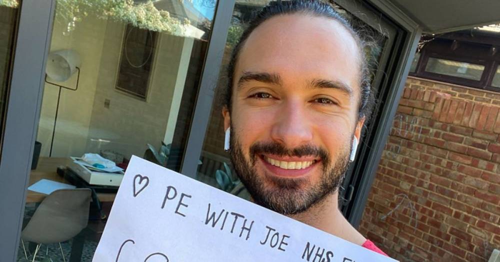 Joe Wicks thanks fans for taking part in online PE classes which raised over £90,000 for NHS charities - dailyrecord.co.uk