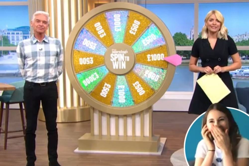Holly Willoughby - Phillip Schofield - Phillip Schofield and Holly Willoughby fix Spin To Win so ICU nurse gets £1,000 instead of £500 on This Morning - thesun.co.uk
