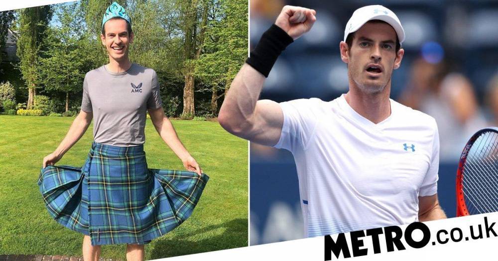 Andy Murray - Andy Murray is a pretty princess as he puts on a crown and ‘skirt’ to play dress-up with daughters - metro.co.uk - Scotland