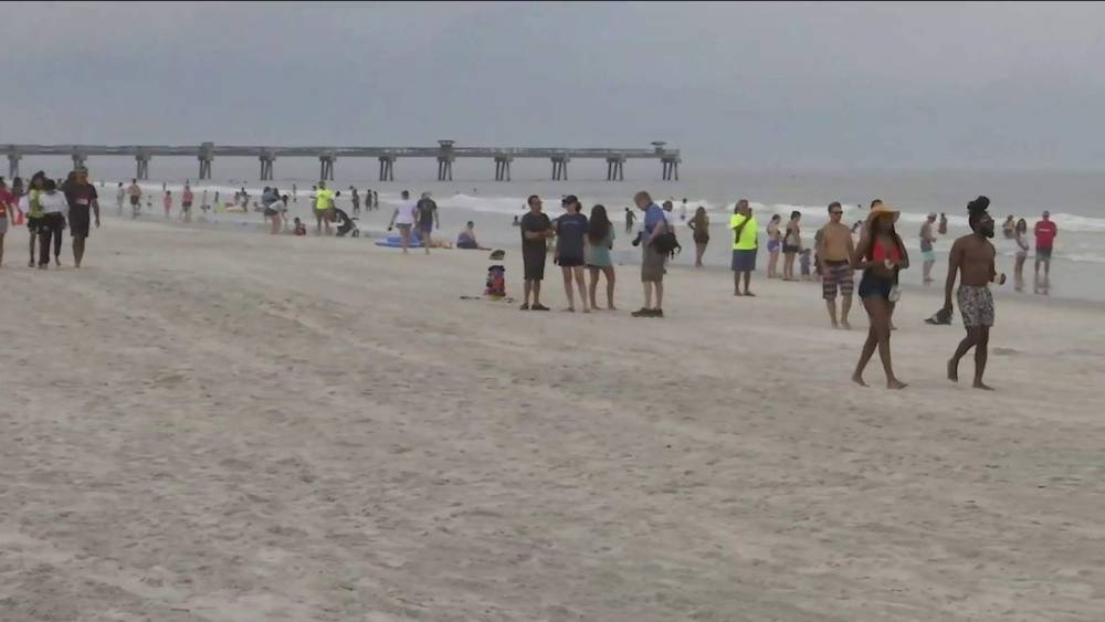 Decision to reopen Florida beaches draws national media attention, scrutiny - clickorlando.com - New York - Usa - state Florida - Washington - city Jacksonville - county Duval