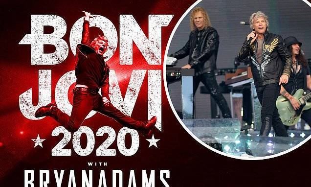 Bon Jovi has cancelled their upcoming summer tour in light of the coronavirus pandemic - dailymail.co.uk - Spain - city Madrid, Spain