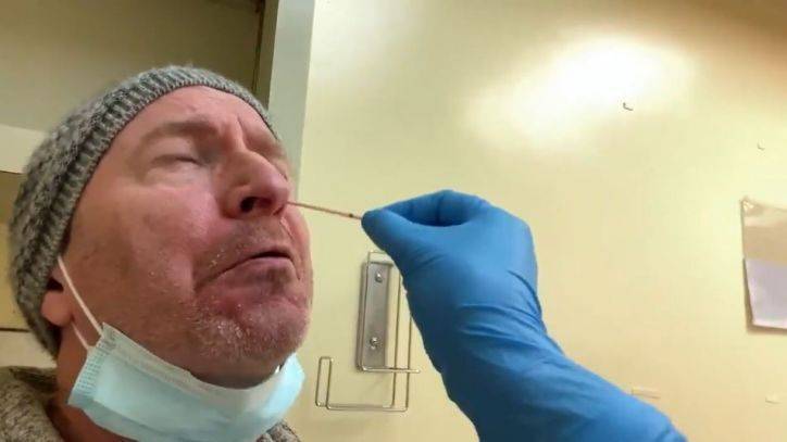 Nova Scotia - 'That doesn't feel very good': Man records himself being tested for COVID-19 - fox29.com - Canada - county Halifax