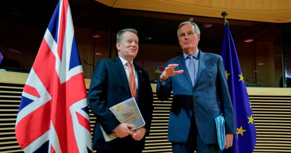 Michel Barnier - Brexit talks begin again today as coronavirus crisis sparks fresh calls for delay - mirror.co.uk - Britain - Eu - city Brussels
