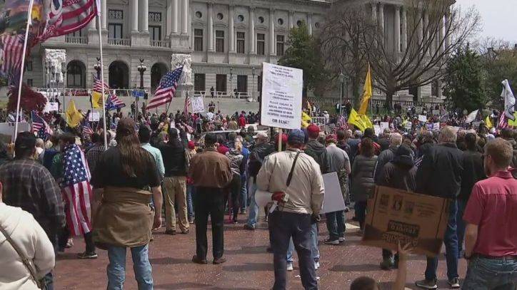 Jeff Cole - Thousands attend rally against Pennsylvania's decision to keep businesses closed - fox29.com - state Pennsylvania - city Harrisburg