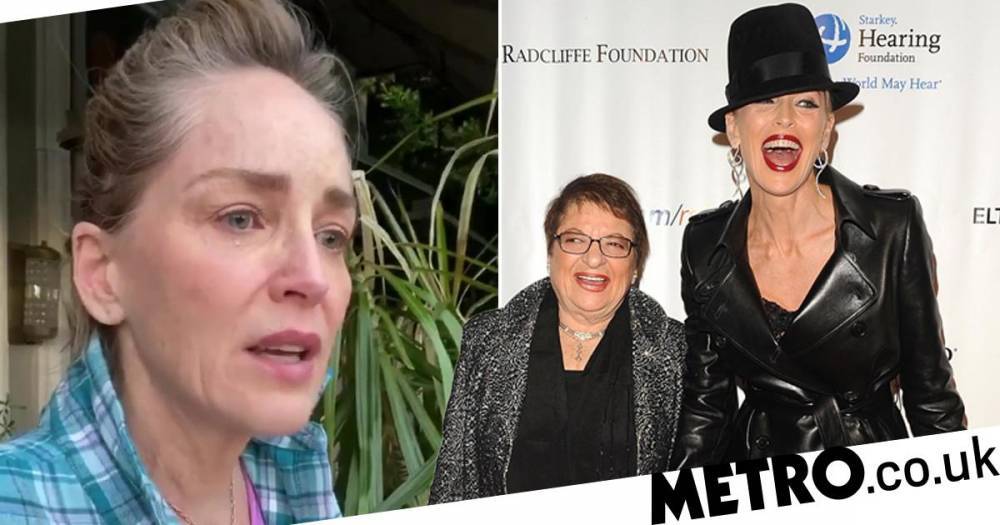 Sharon Stone tears up mourning death of ‘adopted grandmother’ after losing her to coronavirus - metro.co.uk - New York - county Stone - city Sharon, county Stone