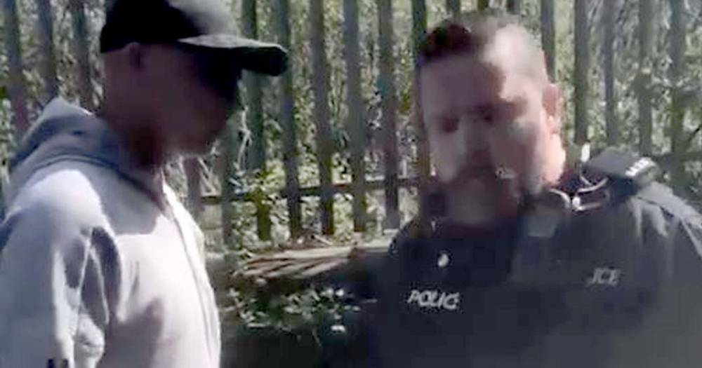 Coronavirus policeman who 'warned he'd make something up' to arrest man suspended - dailystar.co.uk